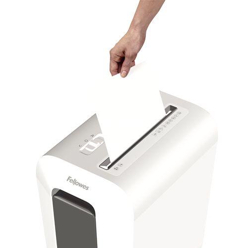 Destruidora de Papel FELLOWES LX65 (Corte em Partículas 4 x 40 mm - Branco) — miniatura 4