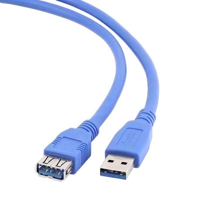 Cabo de Extensão USB GEMBIRD CCP-USB3-AMAF-10 (3 m - USB-A - Azul) — miniatura 6