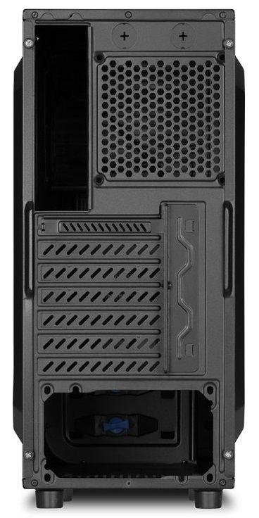 Caixa PC SHARKOON VS4-V (ATX, Micro ATX, Mini-ITX - Midi Tower - Mini-ITX, ATX - Preto), miniatura 3
