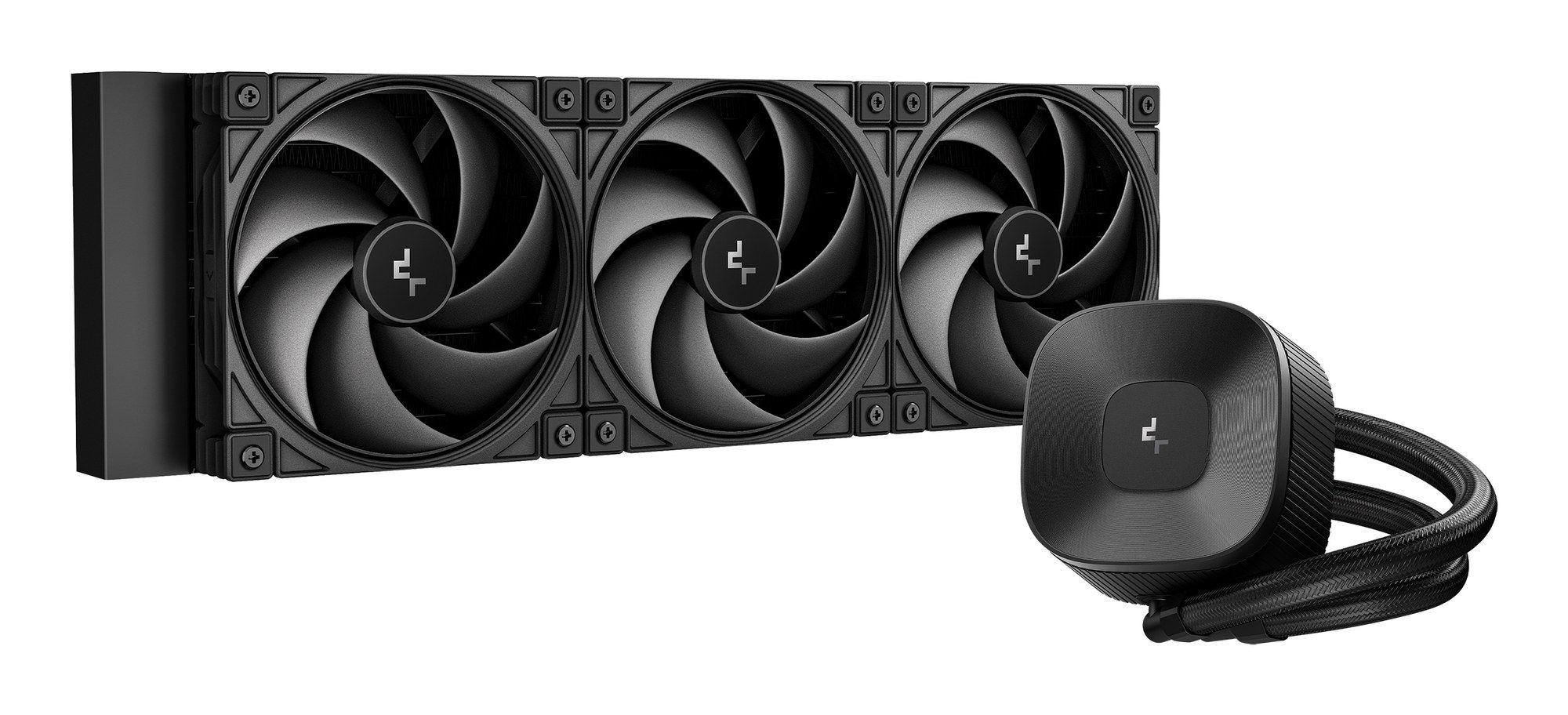 Sistema de Refrigeração Líquida para CPU DEEPCOOL LE360 V2 ZERO DARK (120 mm - 1600 RPM - Multi - Preto)