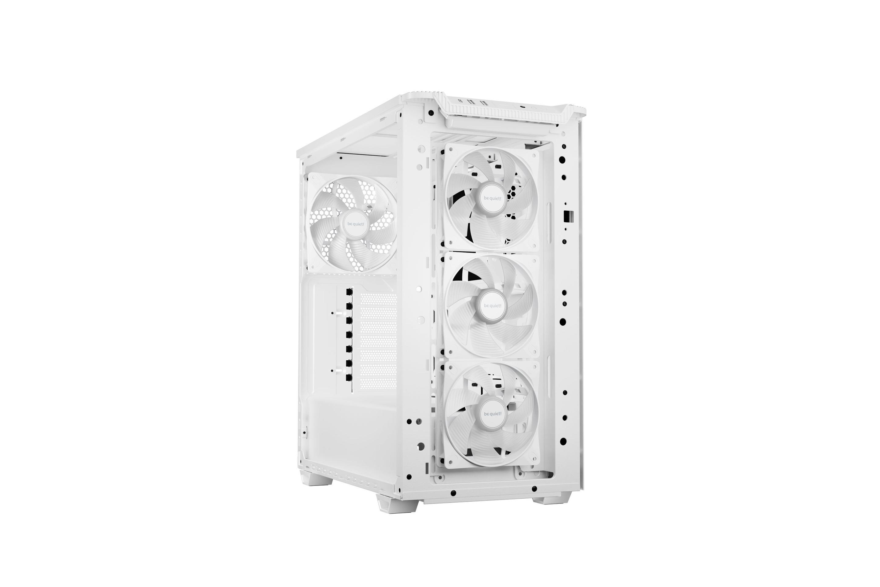 Caixa PC BE QUIET! Pure Base 501 LX (ATX, micro ATX, Mini-ATX - ATX, PS2 - Midi Tower - Branco) — miniatura 2