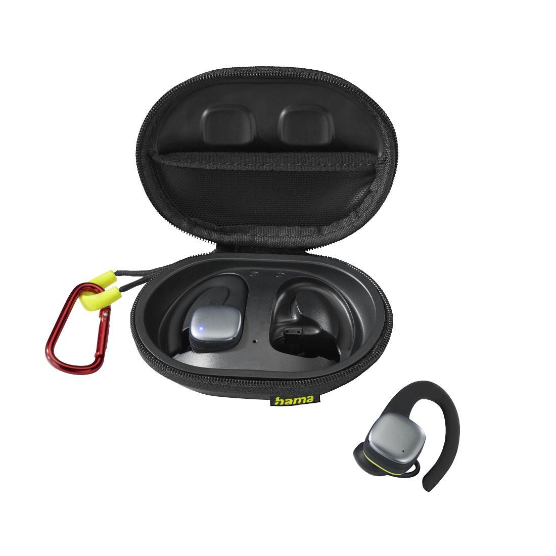 Auscultadores HAMA 00184113 Spirit Athletics (True Wireless Stereo - Preto/Amarelo)