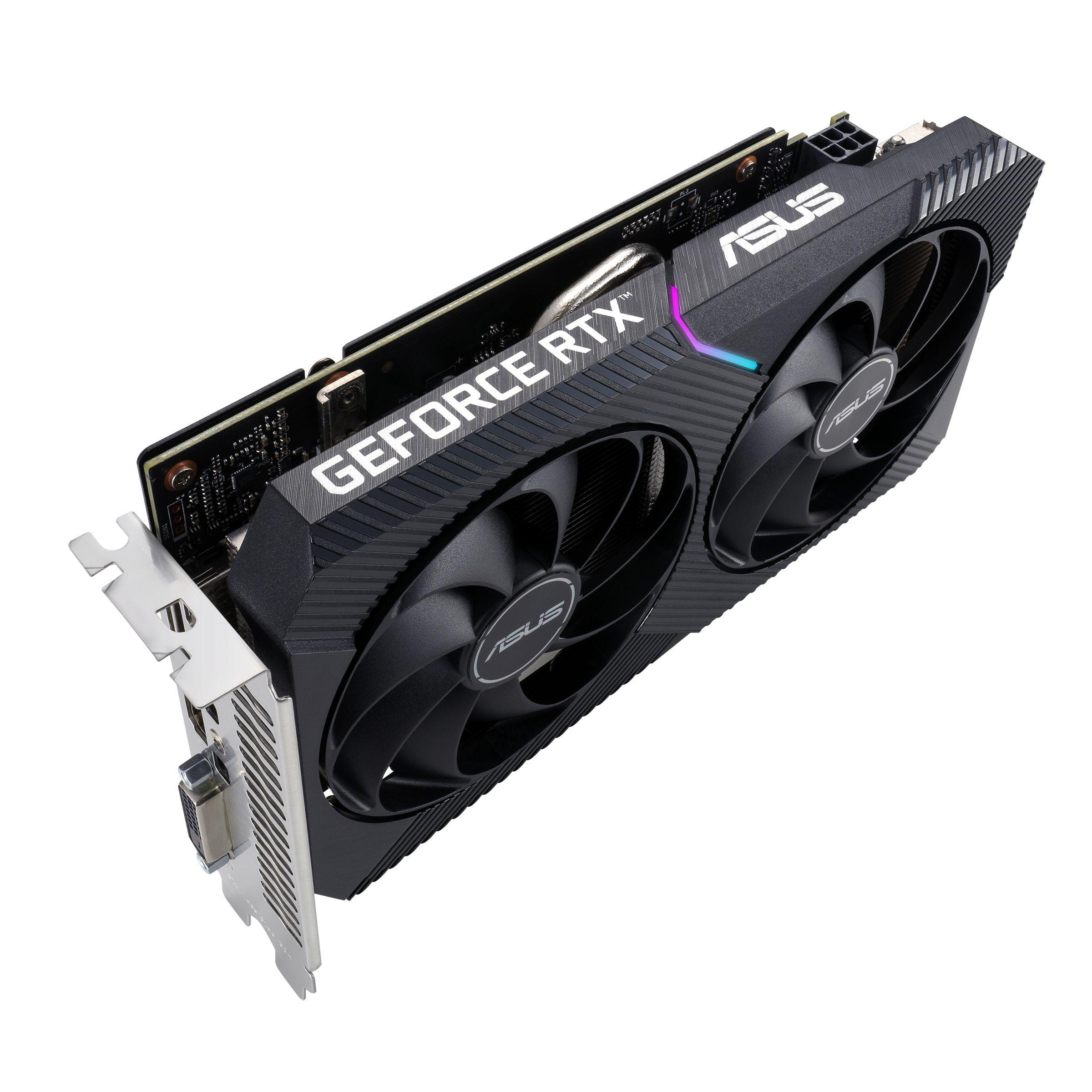 Placa Gráfica ASUS DUAL-RTX3050-O8G-V2 (GeForce RTX 3050 - 14 Gbit/s - 8 GB - Preto), miniatura 6