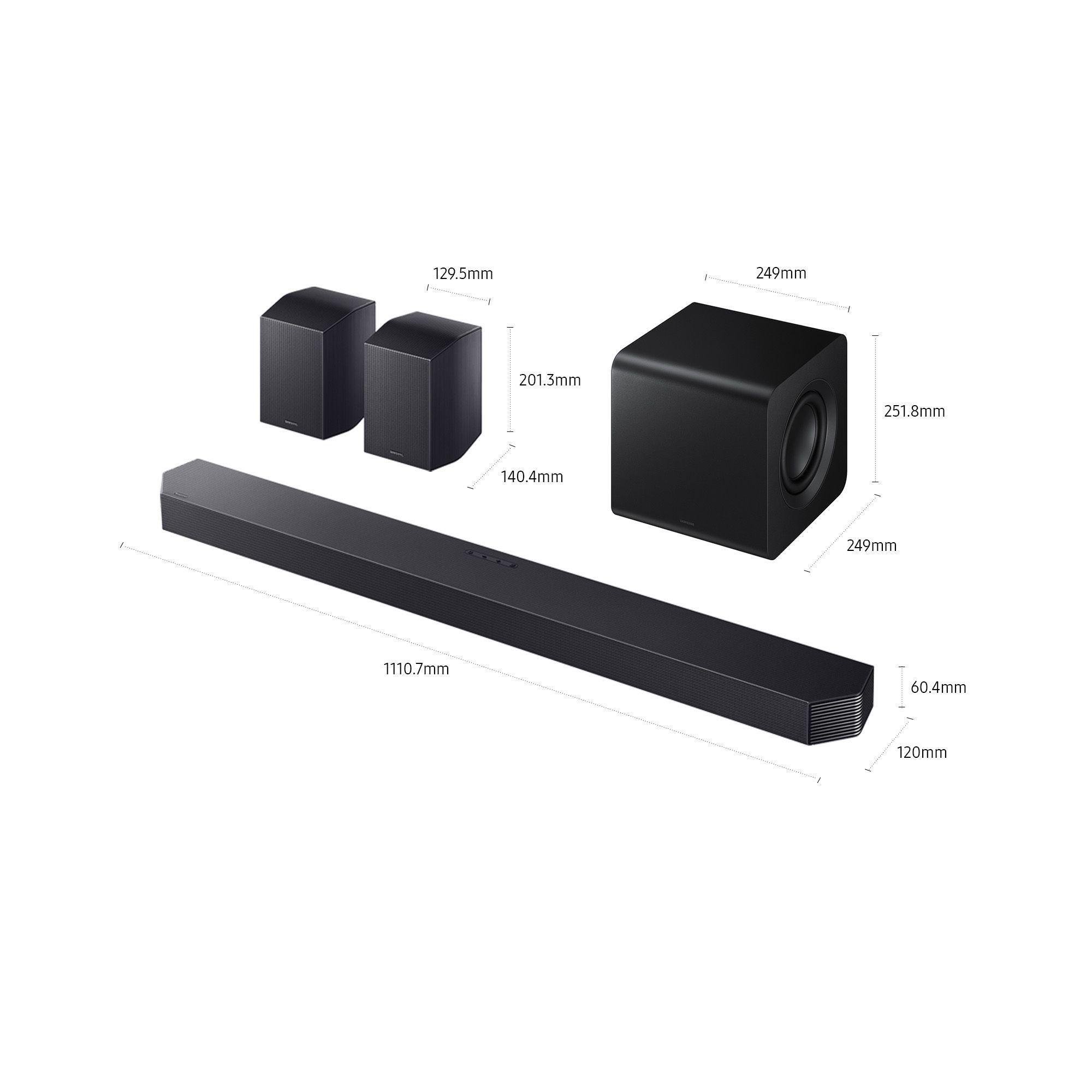 Barra de Som SAMSUNG HW-Q930H/XC (26 W - Com fios e sem fios - Preto), miniatura 3