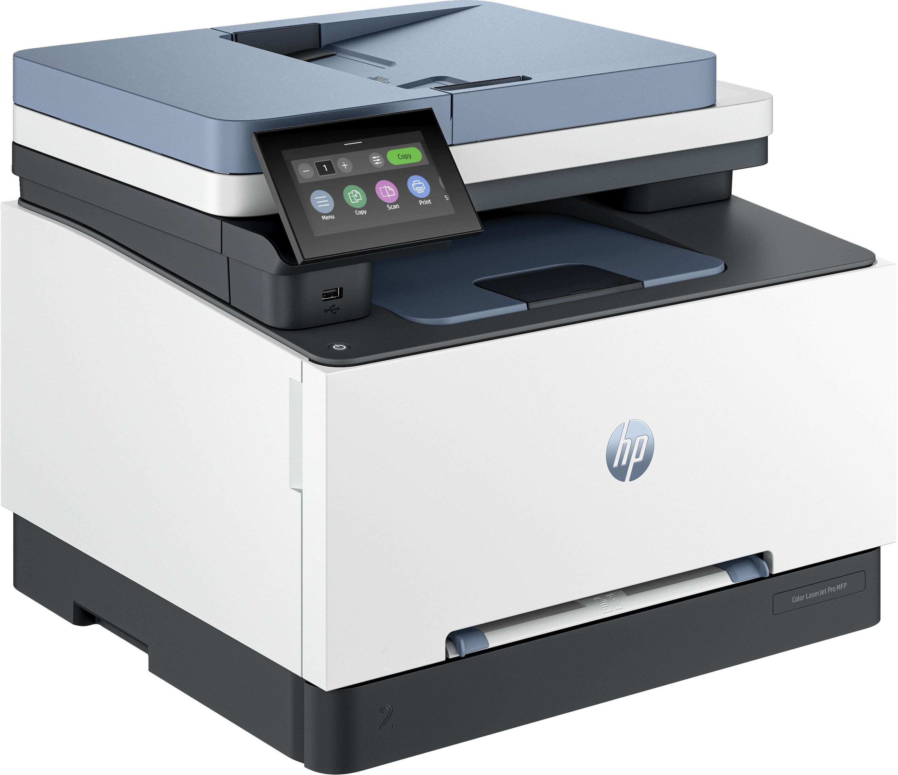 Impressora Multifunções Laser a Cores HP Color LaserJet Pro MFP 3302fdn (A4 - Impressão a cores - 251 folhas - Azul), miniatura 3