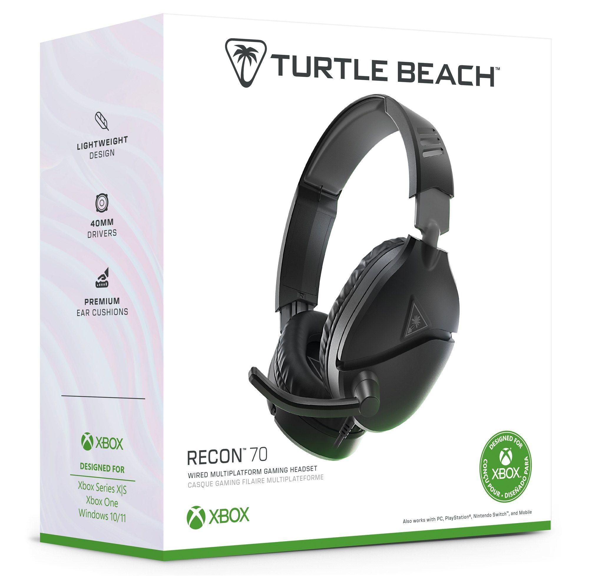 Headset Gaming TURTLE BEACH Recon 70 (Binaural - Com fios - Circum-aural - Preto), miniatura 9