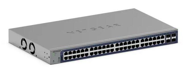Switch Gerido NETGEAR GS752TX-300EUS (Gigabit Ethernet - 176 Gbit/s - L3 Lite - Cinzento)