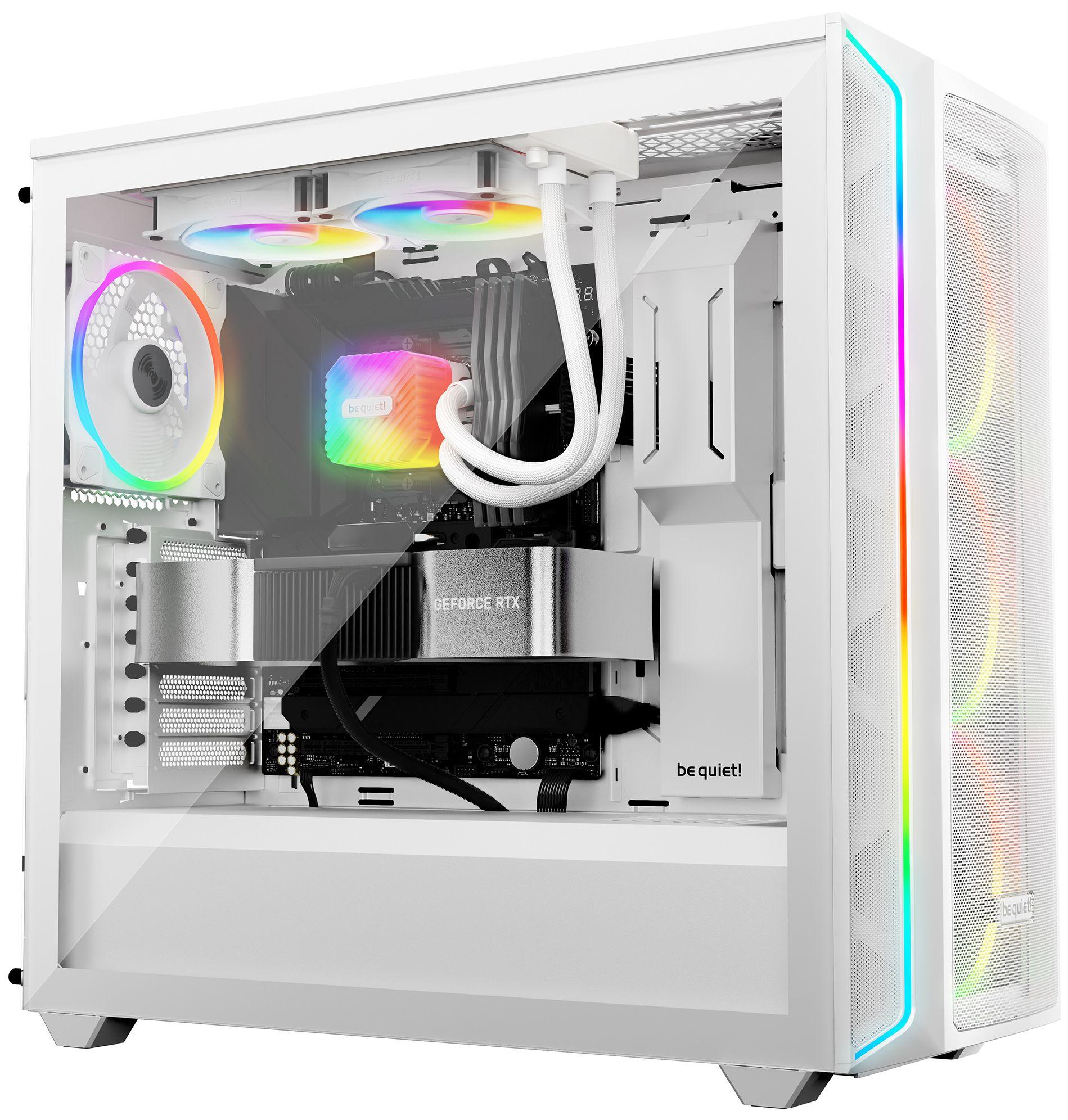 Refrigerador Líquido All-in-One BE QUIET! LIGHT LOOP 240mm (120 mm - 2 ventoinhas - 2100 RPM - Branco) — miniatura 5