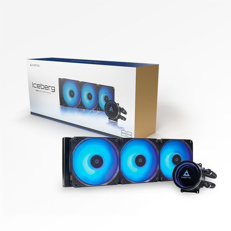 Sistema de Refrigeração Líquida para CPU CHIEFTEC ICEBERG 360 RGB (120 mm - 2200 RPM - ARGB) — miniatura 10