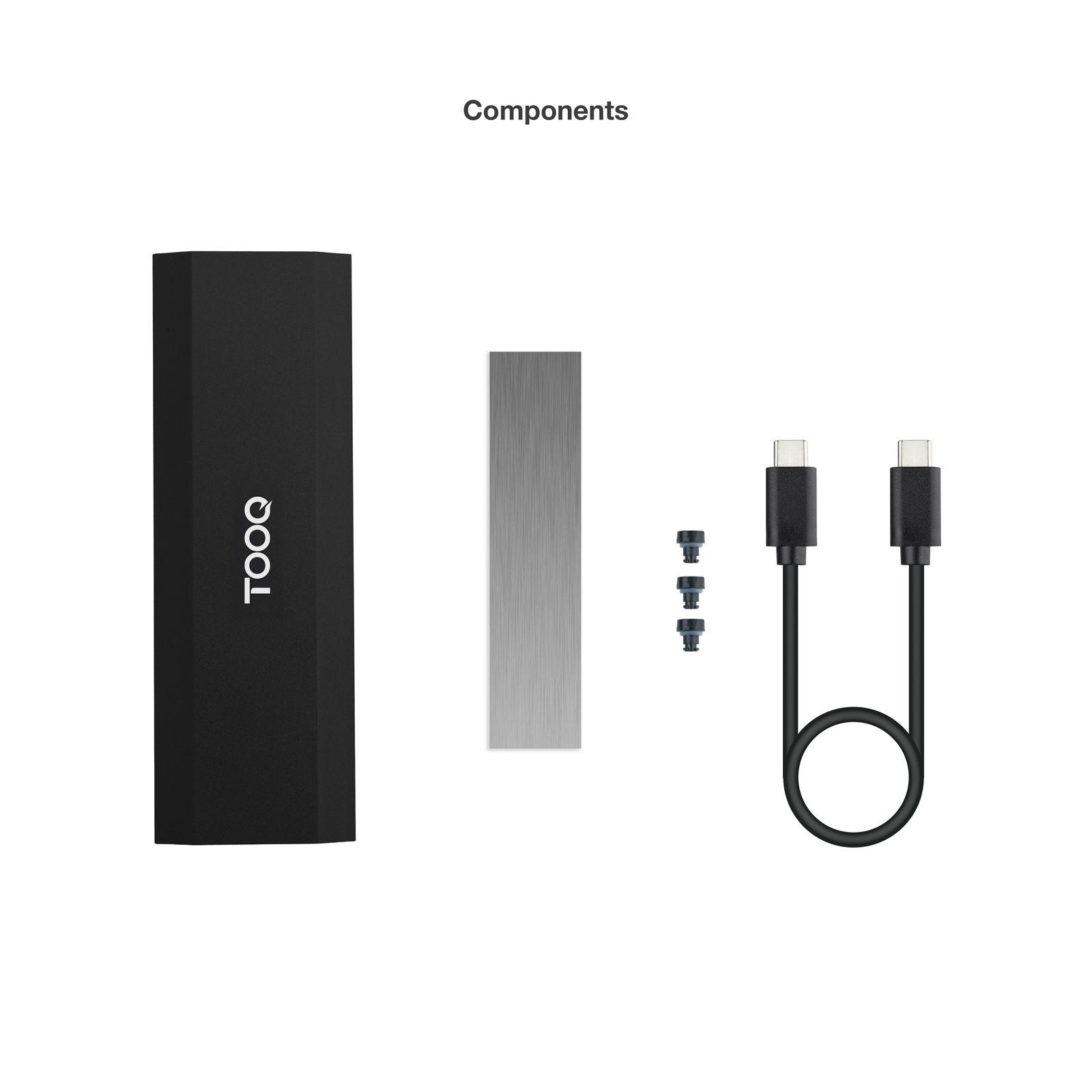 Caixa Externa TOOQ TQE-2231B (8 TB - M.2 - PCI Express NVMe - Preto) — miniatura 8