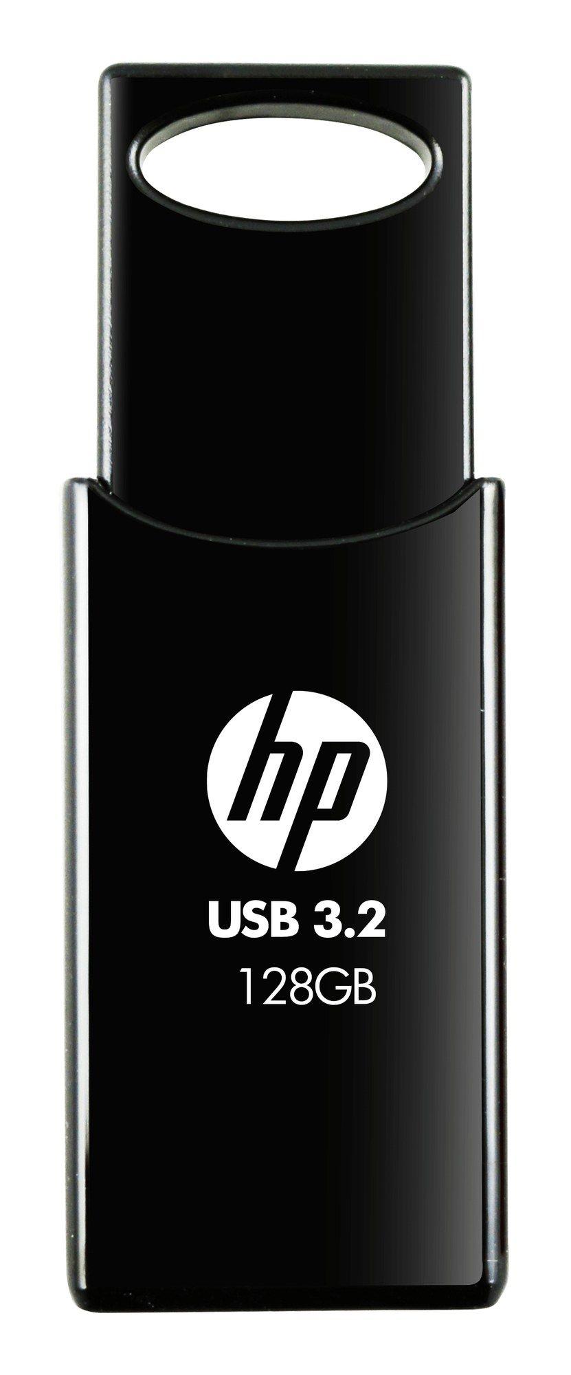 Pen Drive HP 712w (Deslizante - USB Type-A - 3.2 Gen 1 - Preto)