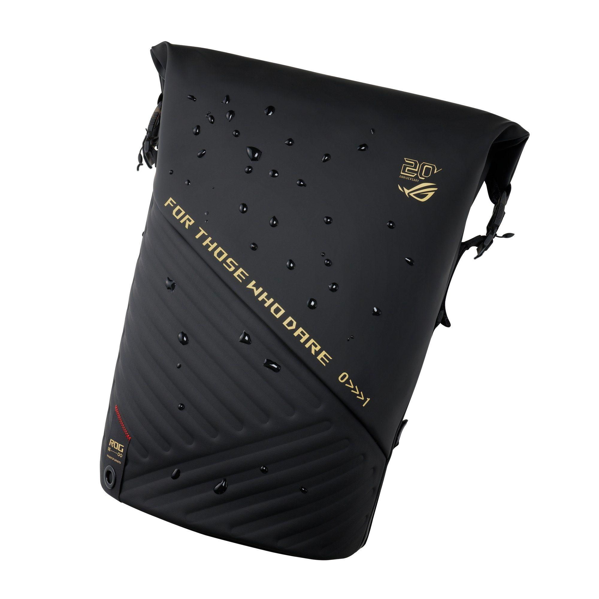 Mochila ASUS ROG SLASH Backpack Edition 20 BP3802 (26 L - Poliéster, Couro PU - 45,7 cm - Preto) — miniatura 8