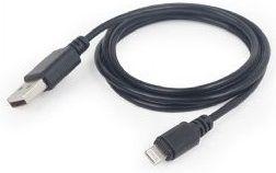Cabo USB-A para Lightning GEMBIRD CC-USB2-AMLM-1M (1M - USB-A - Preto) — miniatura 3