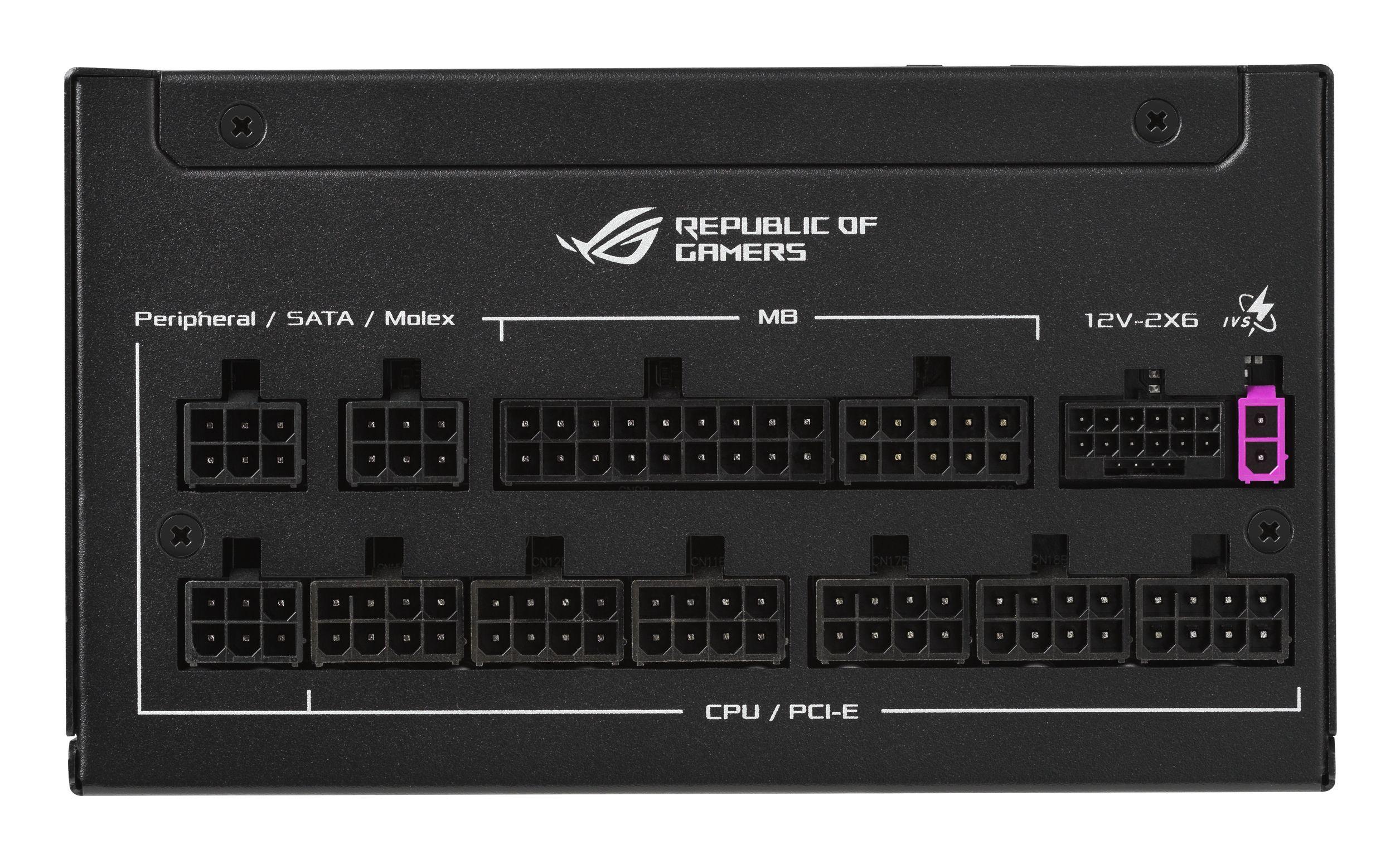 Fonte de Alimentação ASUS ROG Strix 1000P Gaming (ATX - 1000 W - 80 Plus Platinum - Preto e Prateado), miniatura 11