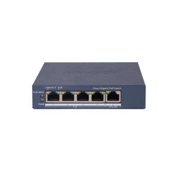 Switch Gerível HIKVISION DS-3E1505P-EI (10/100/1000 Mbps - 10 Gbit/s - Gigabit Ethernet - Cinzento) — miniatura 2