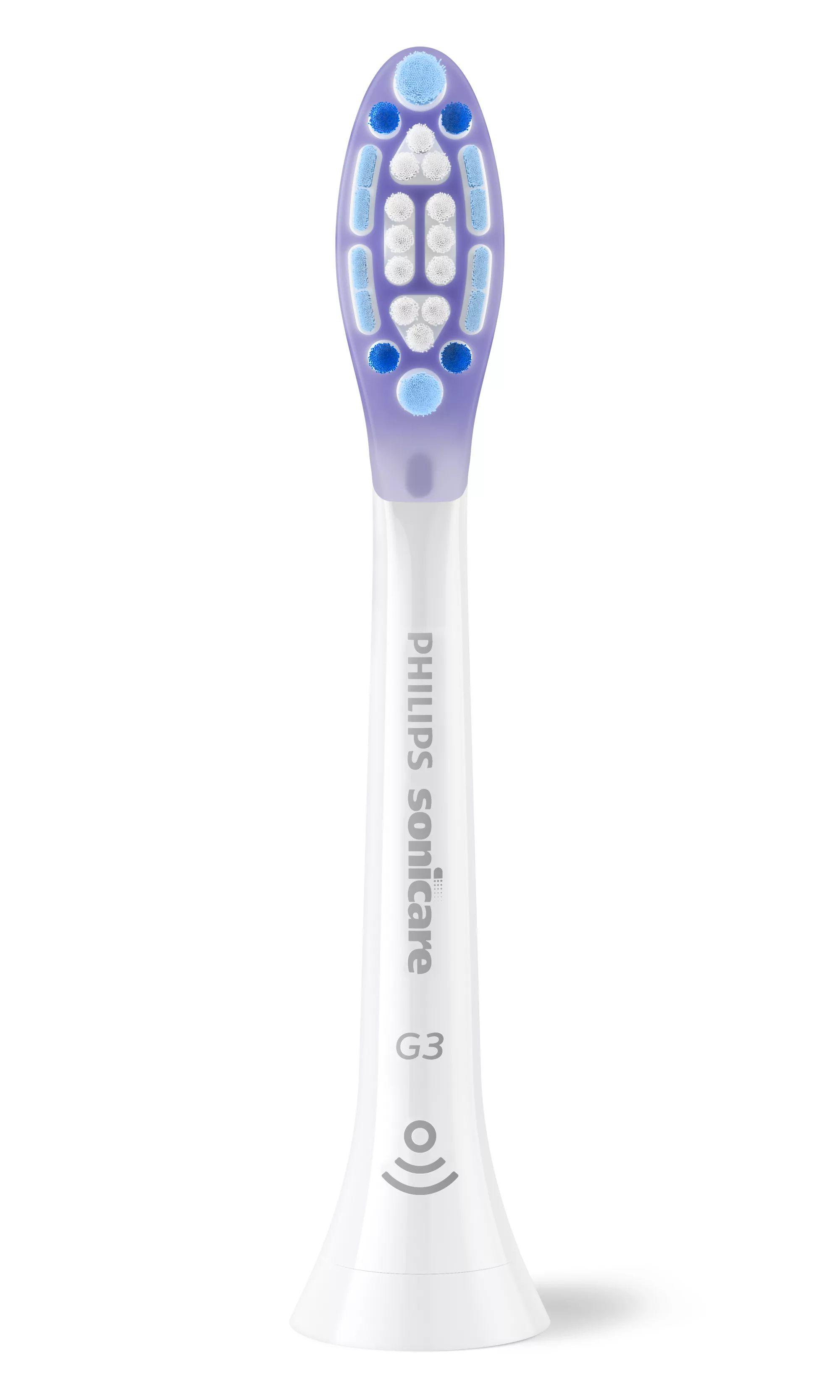 Cabeças de Escova de Dentes Elétrica PHILIPS Sonicare G3 Premium Gum Care HX9054/87 (Branco) — miniatura 2