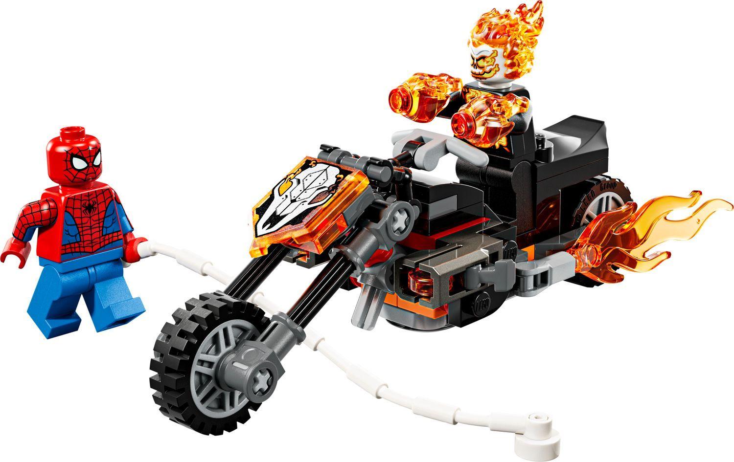 LEGO 76335 Marvel Super Heroes Spider-Man contra Mota do Ghost Rider (6+ anos - 72 peças)
