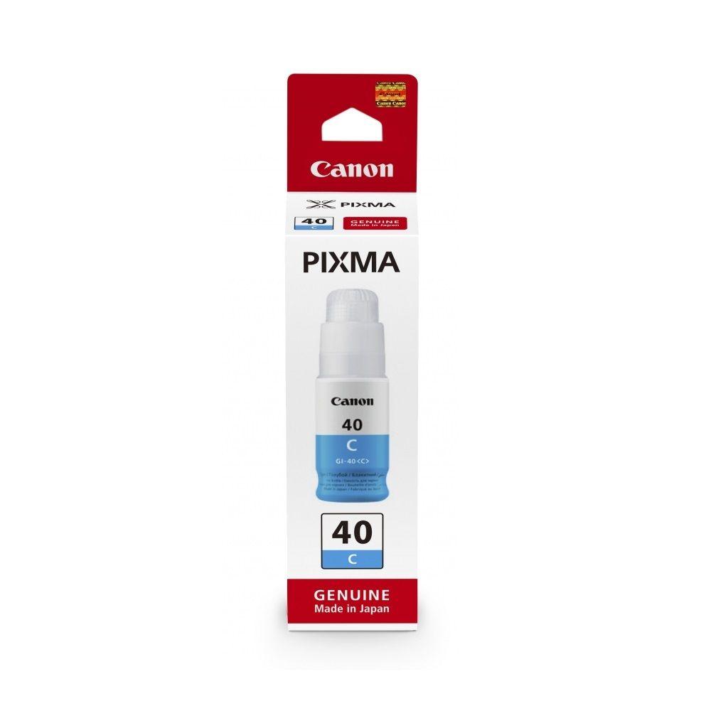 Garrafa de Tinta CANON GI40C/3400C001 (7.700 páginas - Ciano)