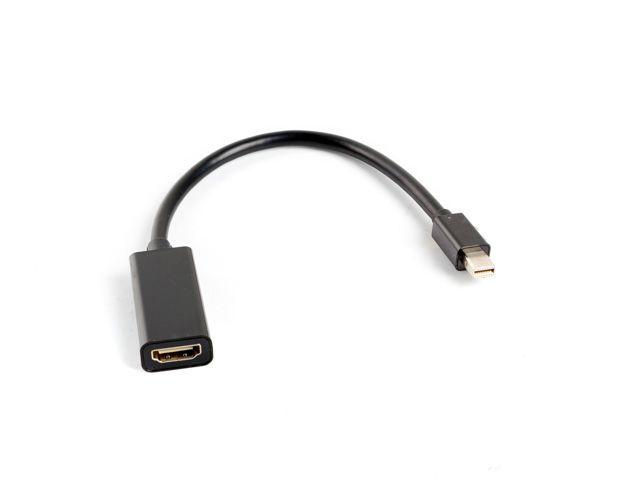 Adaptador Mini DisplayPort para HDMI LANBERG AD-0005-BK (20 cm - HDMI tipo A standard - Mini DisplayPort - Preto)