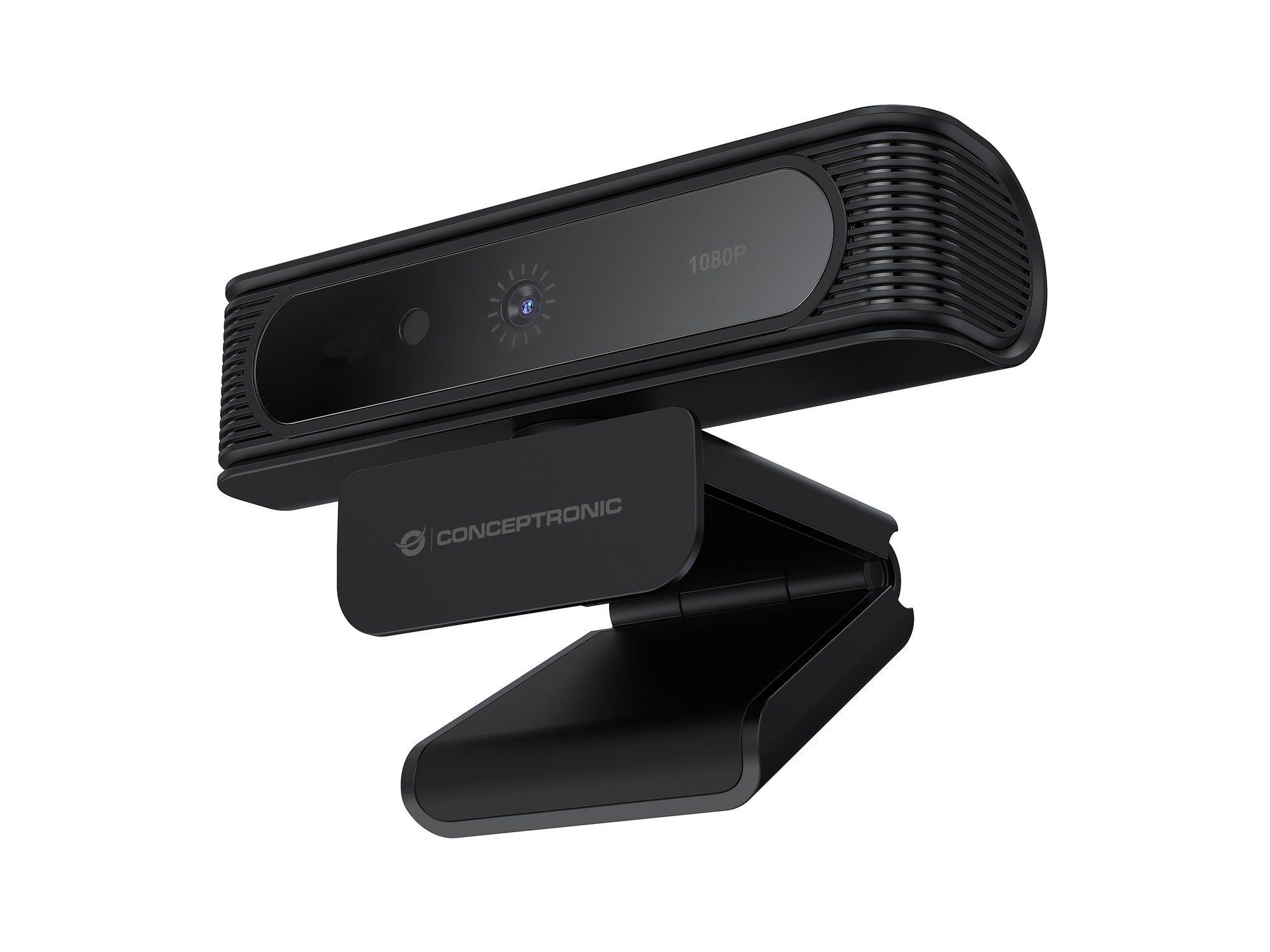 Webcam CONCEPTRONIC AMDIS09B (2 MP - 30 fps - 1920 x 1080 pixels - Preto) — miniatura 5