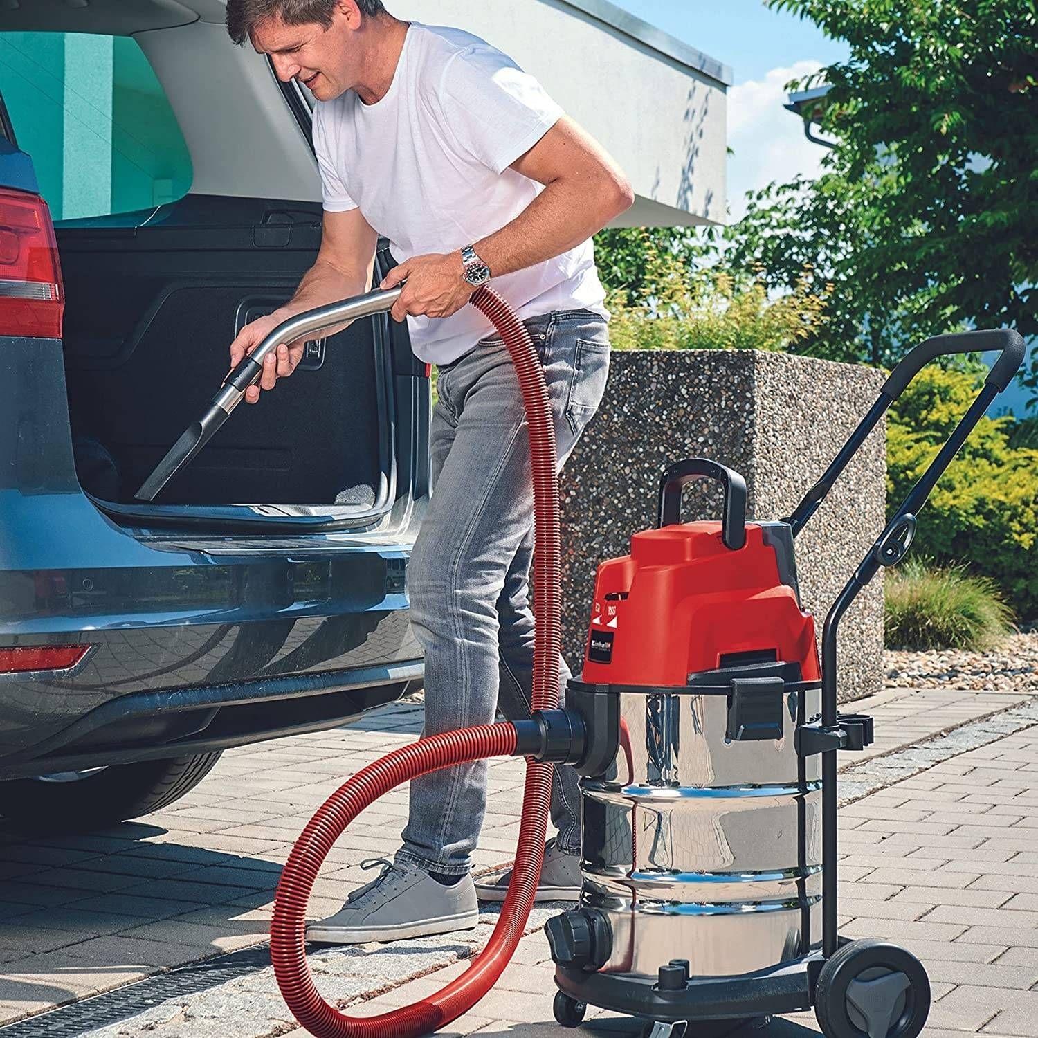 Aspirador de Sólidos e Líquidos EINHELL TE-VC 36/30 Li S-Solo (Cinzento/Vermelho/Preto), miniatura 5