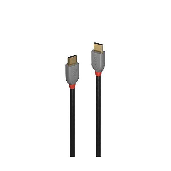 Cabo USB-C LINDY 36873 (3 m - USB C - Preto e Cinzento) — miniatura 3