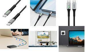 Cabo USB-C LOGILINK CU0442 (1 m - Preto)