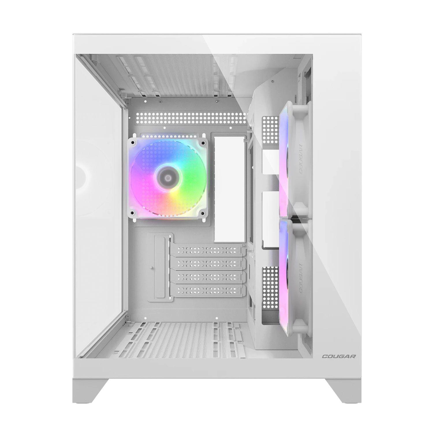 Caixa de Computador COUGAR FV150 ARGB (Micro ATX, Mini-ITX - Mini Tower - 170 mm - Branco) — miniatura 3