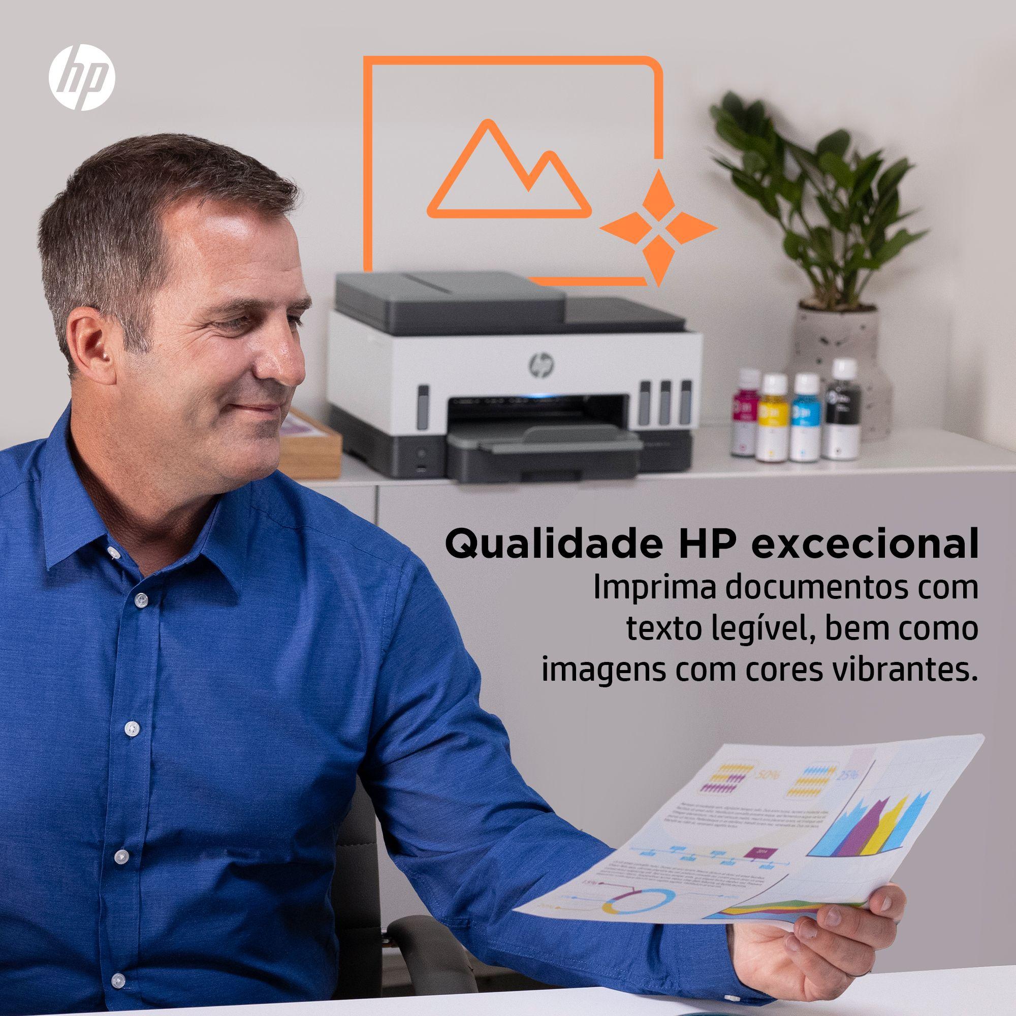 Impressora Multifunções HP Smart Tank 7605 (A4 - Impressão a cores - 250 folhas - Cinzento), miniatura 10