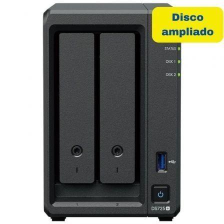 NAS SYNOLOGY DS725+ (LAN 2.5GbE - 4GB DDR4 - Preto)