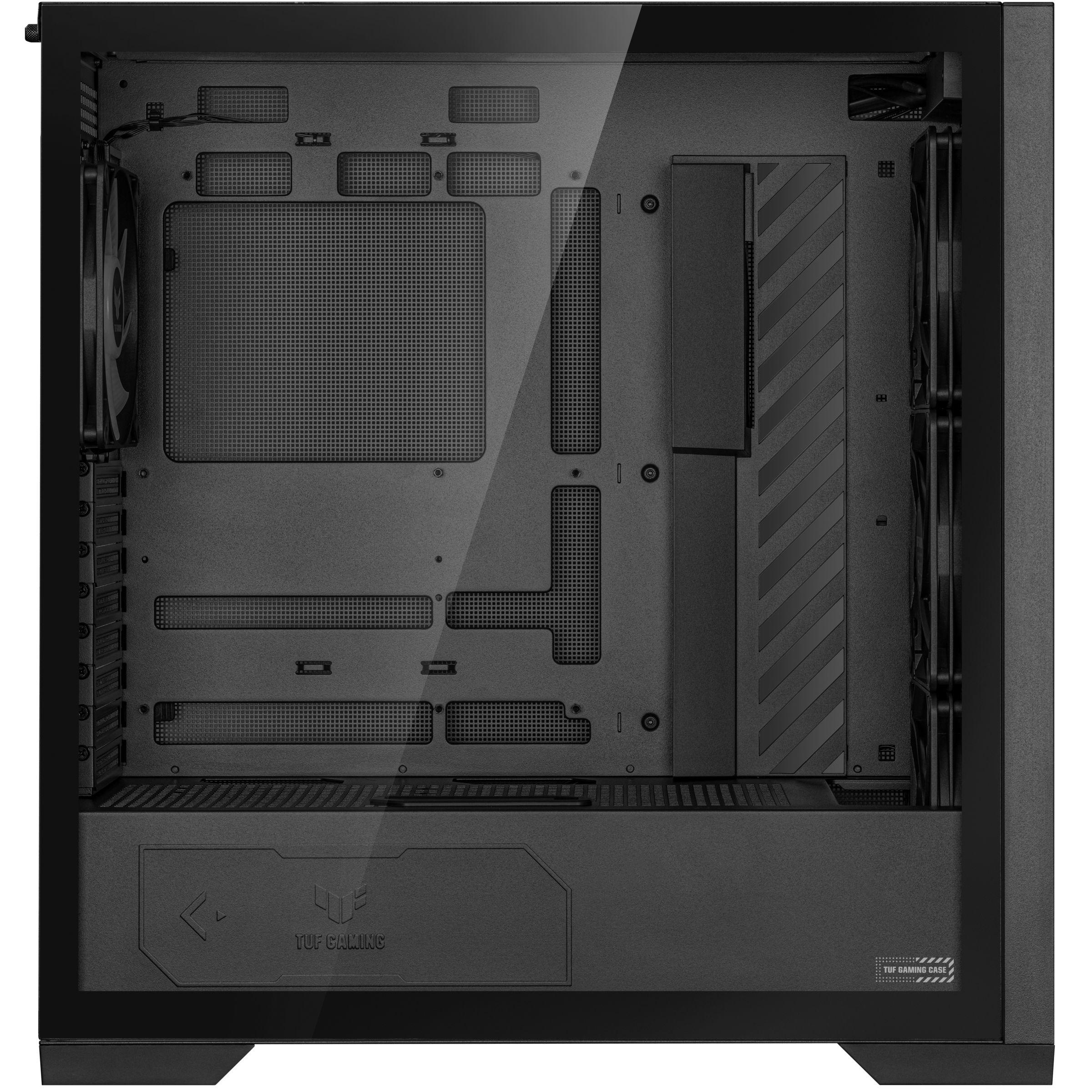 Caixa PC ASUS TUF Gaming GT302 TG ARGB (EATX, ATX, micro ATX, Mini-ITX - ATX, SFX, SFX-L - Midi Tower - Preto), miniatura 3