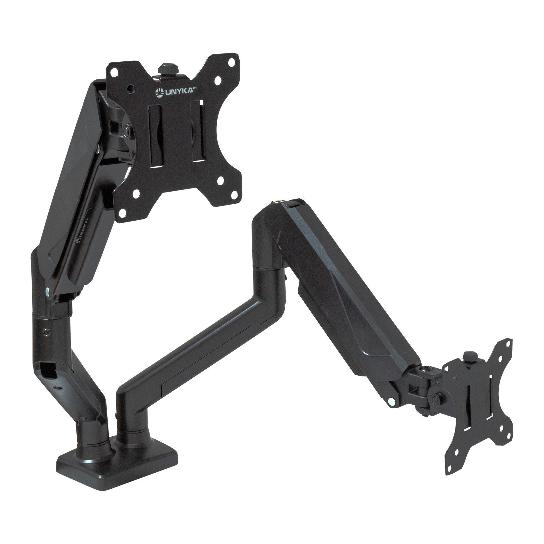 Suporte de Monitor Duplo UNYKACH UK1479 (13-32" - até 10 kg por braço - Preto)