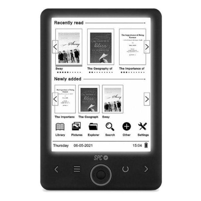 Leitor de Livros Eletrónicos SPC Dickens Light 2 (6" - 1024 x 758 pixels - E Ink - Preto) — miniatura 3