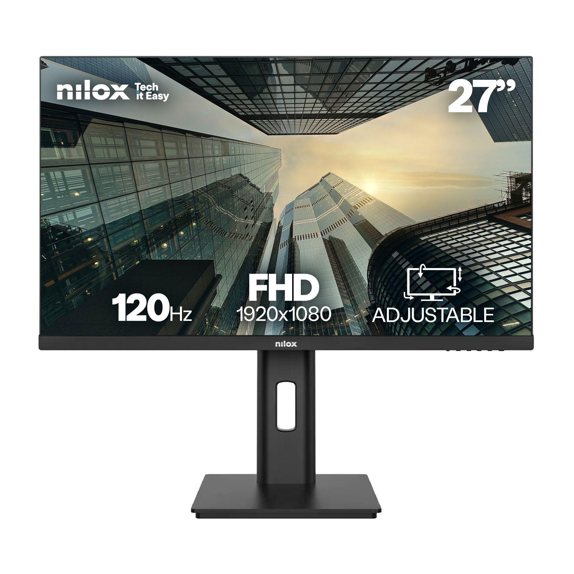 Monitor NILOX NXM27REG1201 (27" - IPS - 120 Hz - Preto)