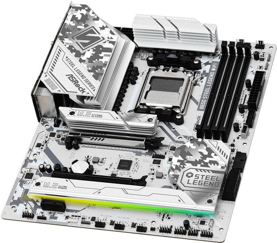 Motherboard ASROCK B650 Steel Legend WiFi (AM5 - AMD Ryzen 7000 Series - ATX), miniatura 3