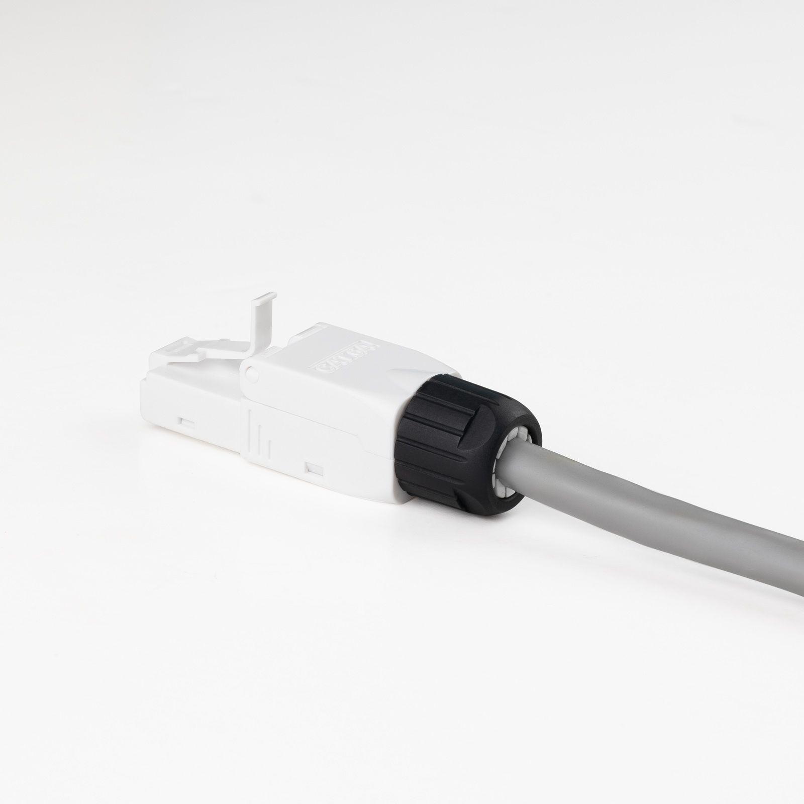 Conetor RJ45 NANOCABLE 10.21.0601 (RJ-45 - Cat5/5e/6/6a - Branco) — miniatura 3