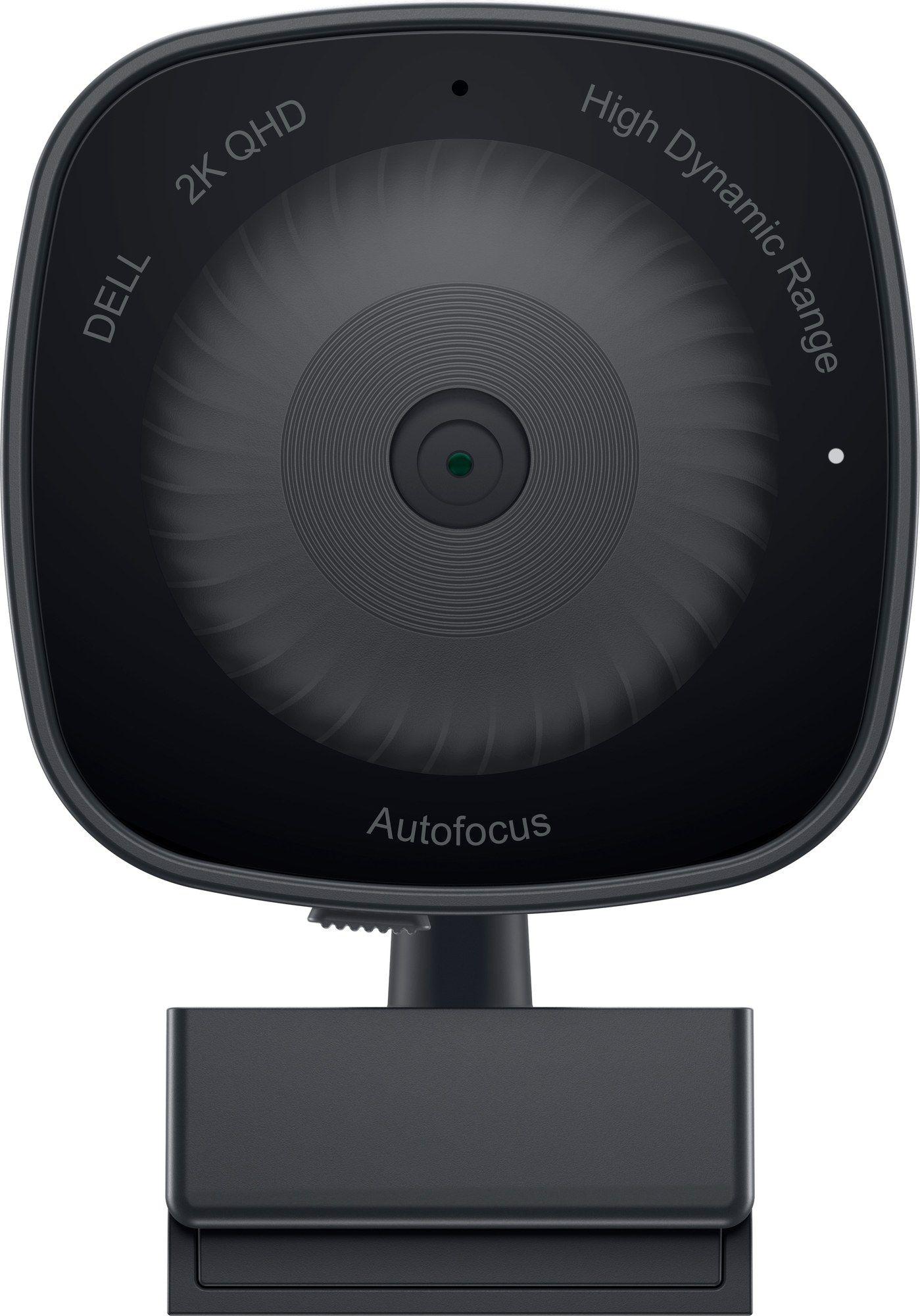 Webcam DELL WB3023 (2560 x 1440 pixels - 60 fps - USB 2.0 - Preto)