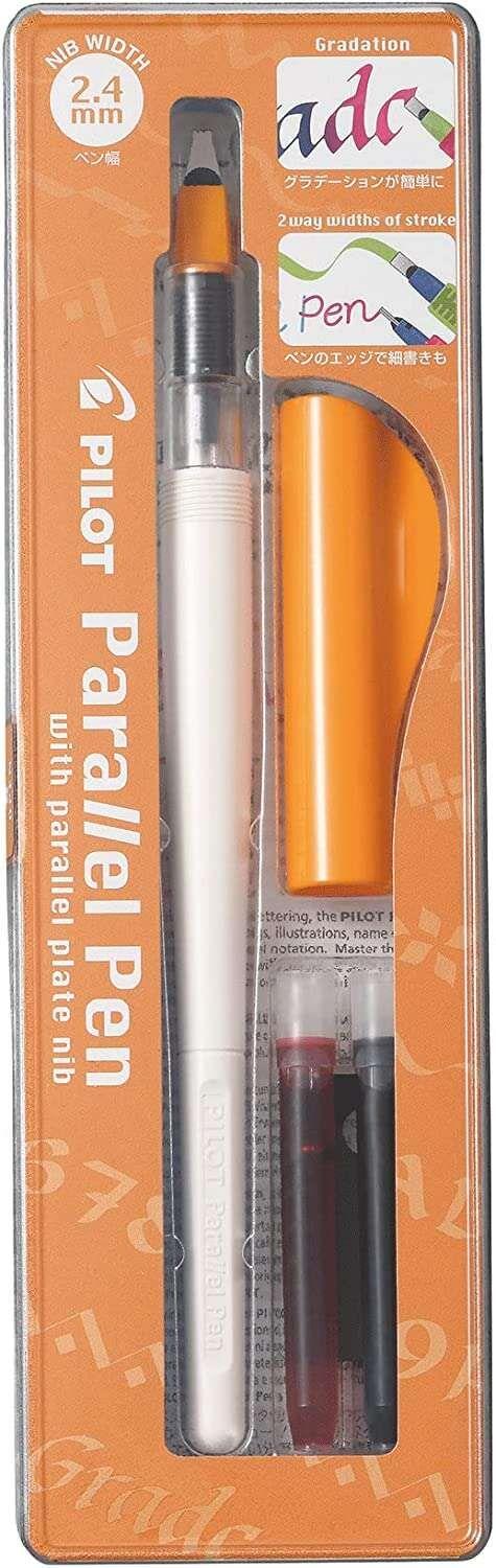 Caneta Estilográfica PILOT Parallel Pen FP3-24-SS (Laranja)
