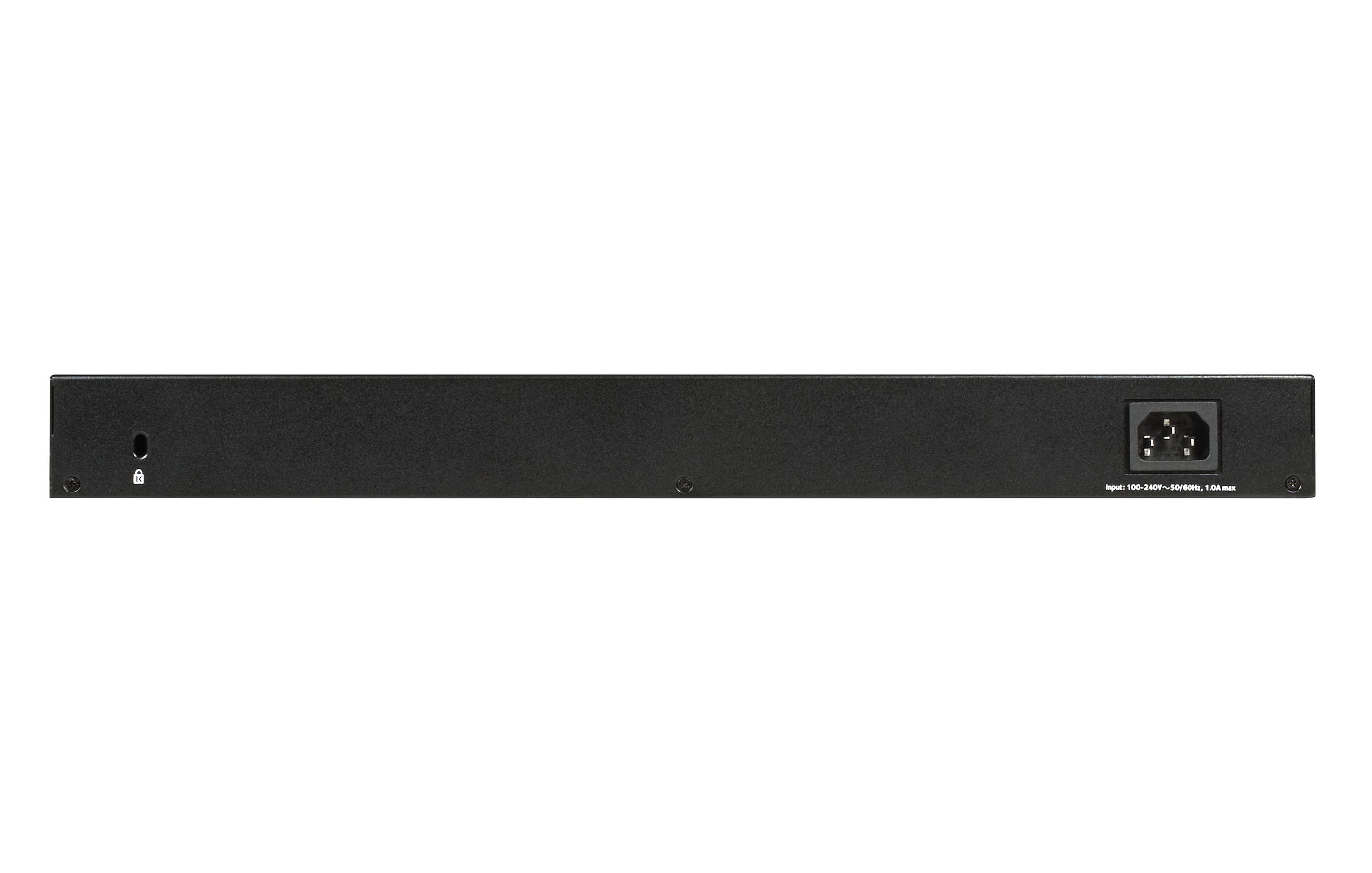 Switch NETGEAR GS348 (Gigabit Ethernet - 10, 100, 1000 Mbit/s - 96 Gbit/s - Preto) — miniatura 5