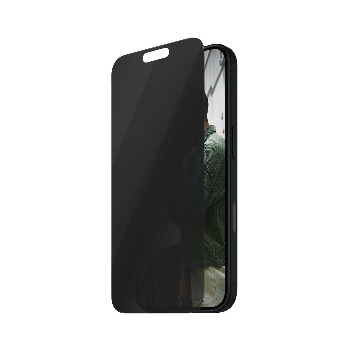 Película de Privacidade PANZERGLASS SAFE Privacy iPhone 16/15 UWF (Apple - Transparente)