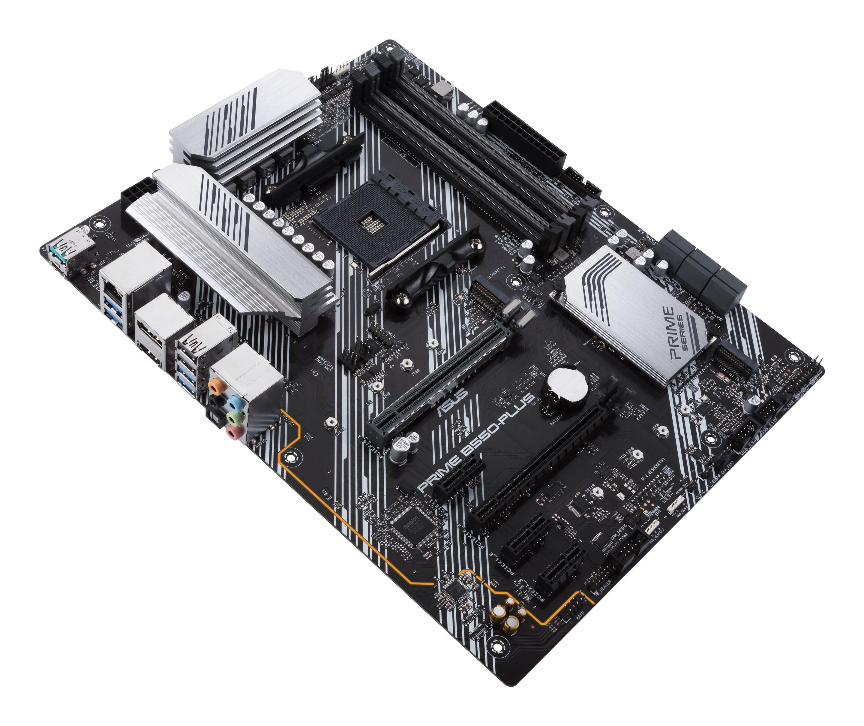 Motherboard ASUS Prime B550-PLUS (AM4 - AMD Ryzen 3000 Series - ATX - Preto e Prateado) — miniatura 5