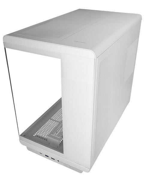 Caixa ATX MARS GAMING MC-REV ARGB (ATX, Micro ATX, Mini-ITX - Torre - Micro ATX, ATX, Mini-ITX - Branco)