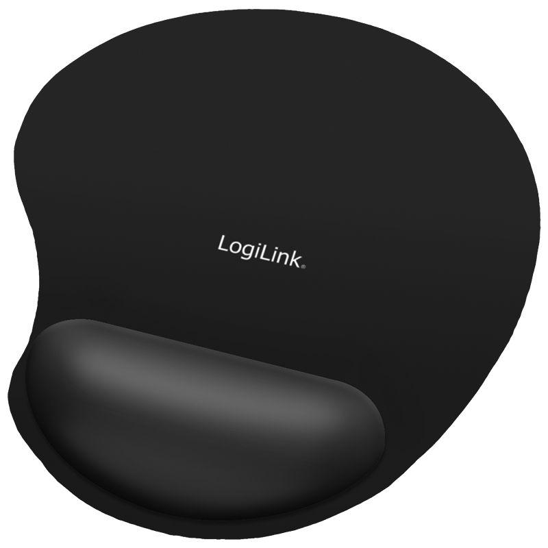 Tapete de Rato LOGILINK ID0027 (Espuma, Gel, Borracha - 2 cm - Preto)
