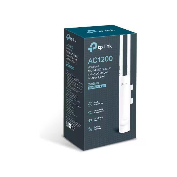 Ponto de Acesso TP-LINK EAP225-Outdoor (1200 Mbit/s - 2,4-5 GHz - RJ-45 Gigabit Ethernet - Branco) — miniatura 5