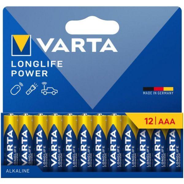 Pilhas Alcalinas VARTA Longlife Power AAA (12 unidades - 1,5 V), miniatura 2