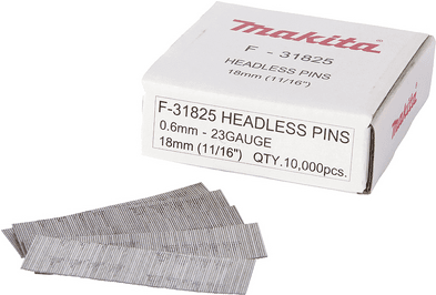 Pinos de Fixação MAKITA F-31825 (0,6 x 18 mm - 10 000 unidades)