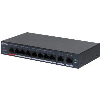 Switch Gerido DAHUA DH-CS4010-8GT-110 (Gigabit Ethernet - 0,5 MB - 20 Gbit/s - Preto)