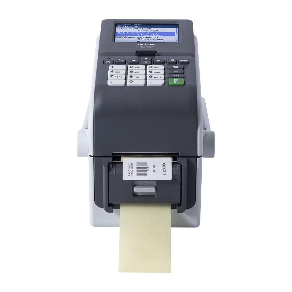 Impressora de Etiquetas BROTHER TD-2350DSAH300 (Com fios e sem fios - Windows 10, Windows 11 - USB - Preto/Cinzento), miniatura 7
