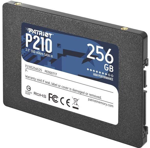 SSD PATRIOT P210 (256 GB - SATA III - 2,5" - Preto), miniatura 3