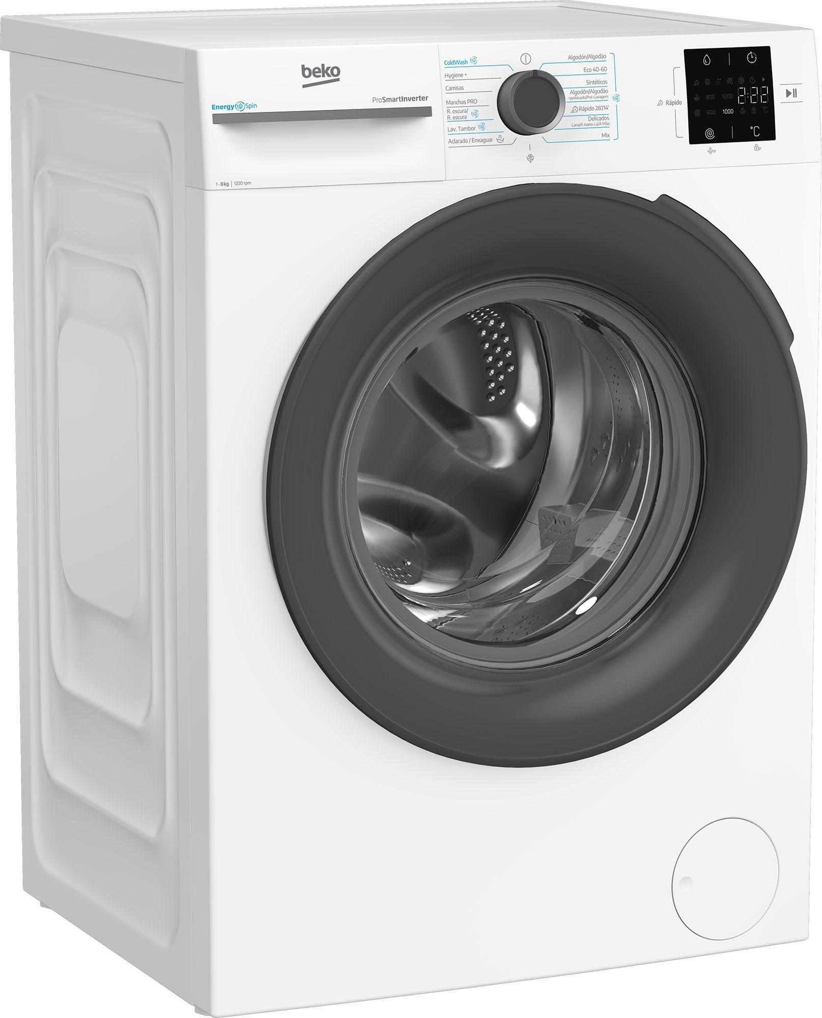 Máquina de Lavar Roupa Independente BEKO VBM3WFT38213WA (1151 RPM - B - 45 l - Branco) — miniatura 2